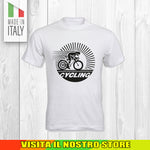 T SHIRT MAGLIA BIKE DOWNHILL BIKER 18 CYCLE MTB BICI IDEA REGALO UOMO DONNA