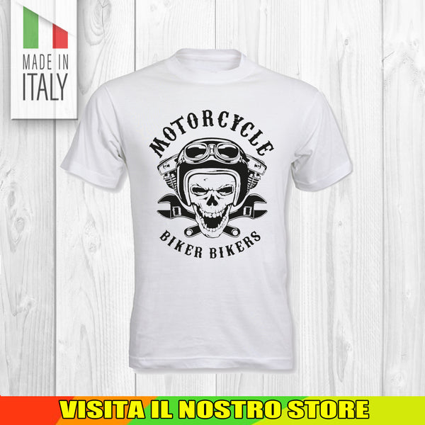 T SHIRT MAGLIA 3 BIKER MOTO CYCLE CHOPPERS MOTOR VINTAGE OLD UOMO DONNA