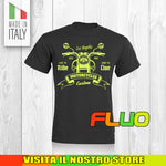 T SHIRT MAGLIA FLUO 6 BIKER MOTO CYCLE CHOPPERS MOTOR VINTAGE OLD UOMO DONNA