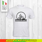 T SHIRT MAGLIA BIKE DOWNHILL BIKER 3 CYCLE MTB BICI IDEA REGALO UOMO DONNA