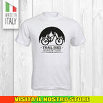 T SHIRT MAGLIA BIKE DOWNHILL BIKER 5 CYCLE MTB BICI IDEA REGALO UOMO DONNA