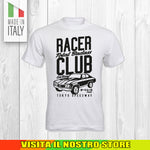 T SHIRT MAGLIA 1 CAR AUTO RACE TUNING RACER MOTOR VINTAGE OLD FLUO UOMO DONNA